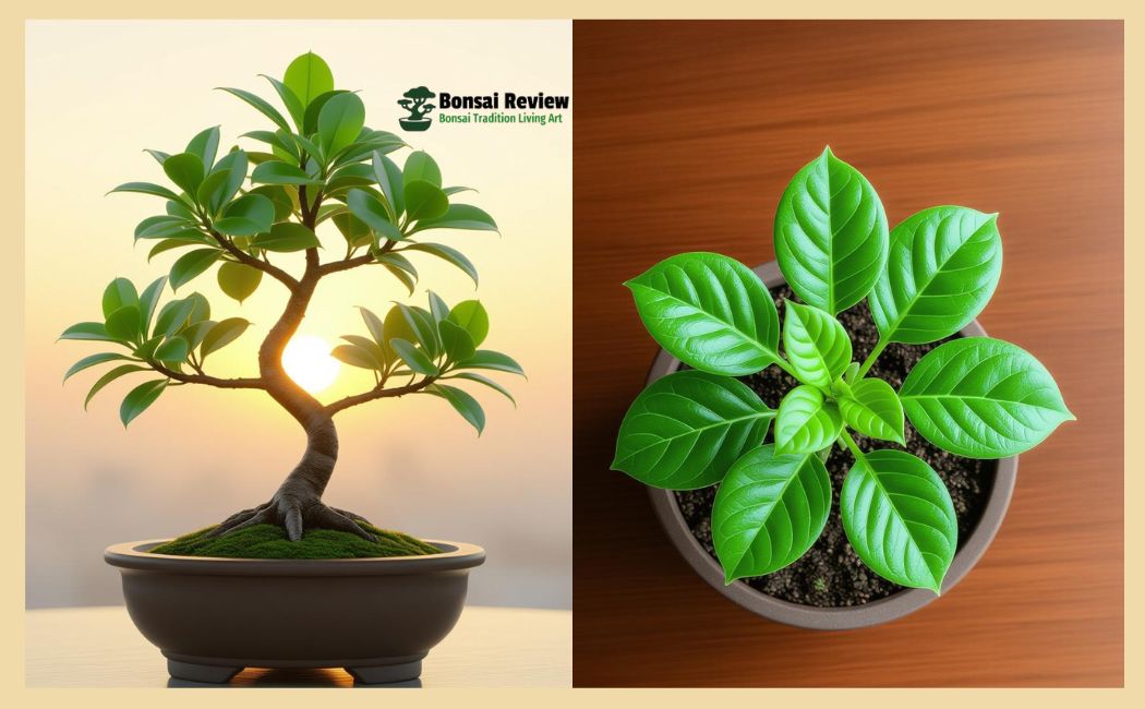 A bonsai plant is lucky indoors