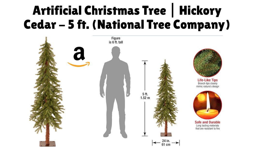Top Realistic Artificial Bonsai Trees with bonsai review. National Tree Company Artificial Christmas Tree | Hickory Cedar - 5 ft.