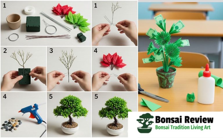 DIY Faux Bonsai Tree: Easy Step-by-Step Guide to Make a Realistic Fake Bonsai at Home.