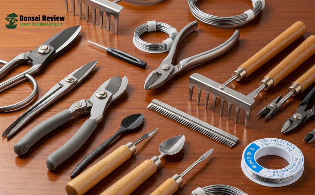 DIY Bonsai Care Tools Supplies Online in the USA with Bonsai Review.