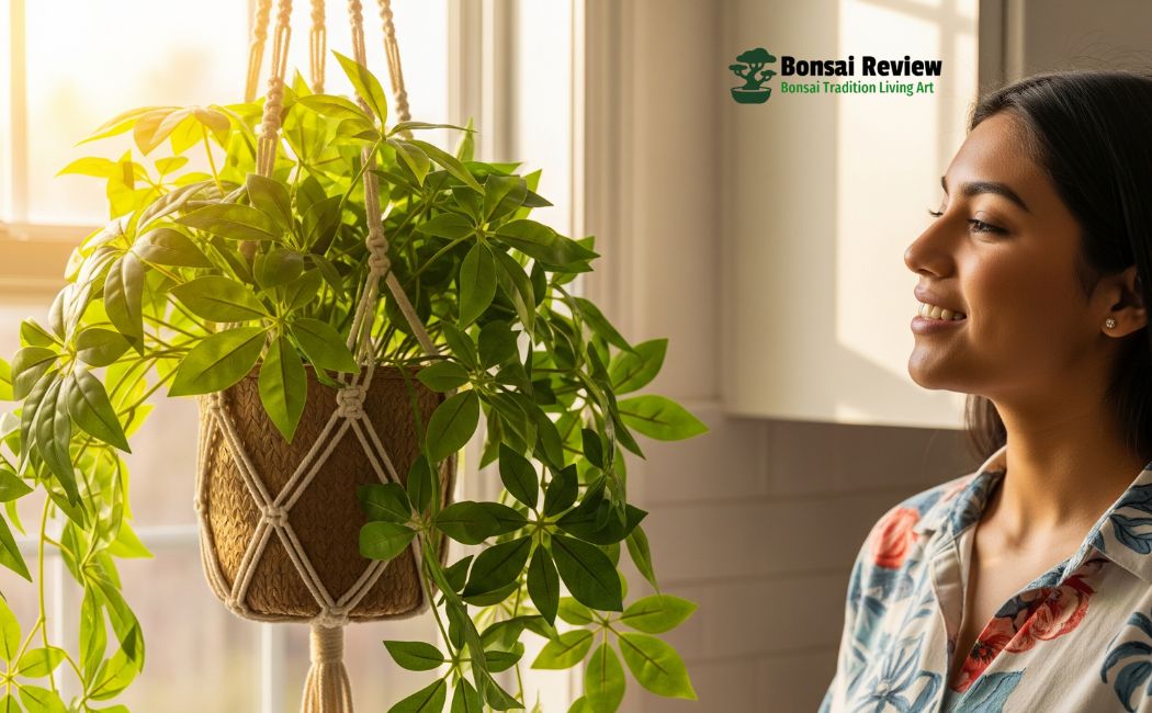 Artificial Money Plant Decoration Ideas for Indoors with bonsai review