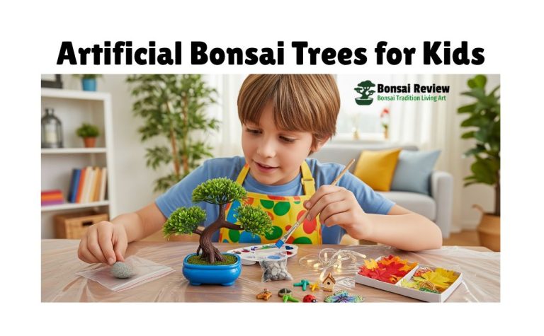 Artificial Bonsai Trees for kids with bonsai review