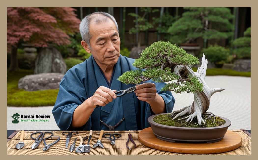 Bonsai Art for Spiritual Healing Environments: Japanese bonsai master and bonsai review