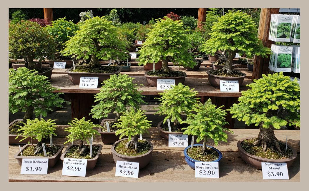 Dawn Redwood Bonsai in California.
