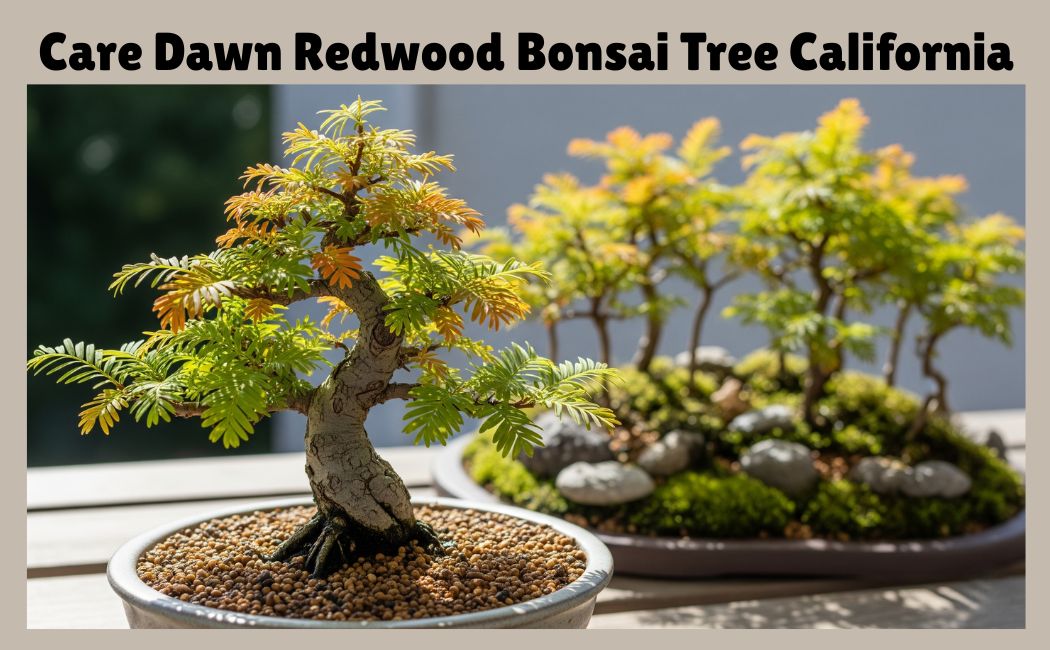 Care with Dawn Redwood Bonsai in California.