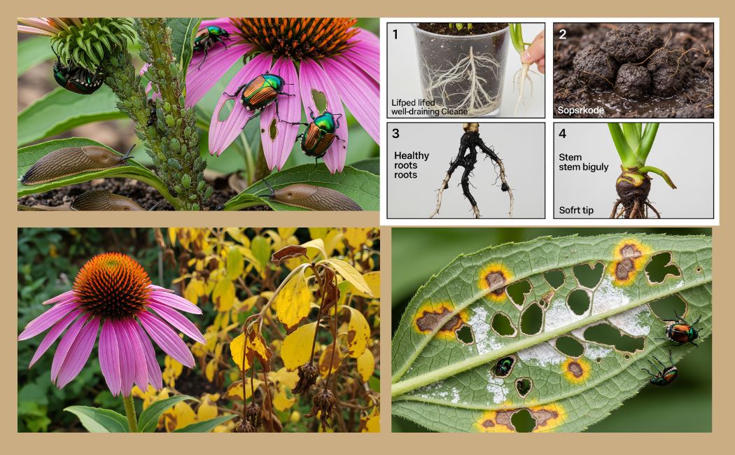 Echinacea Growing Problems and solutions with bonsai review
