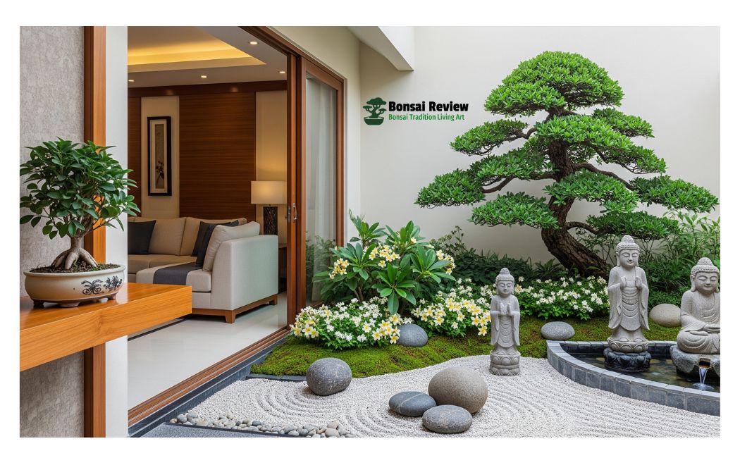 handcrafted bonsai art to bring peace home and garden, indoor and outdoor