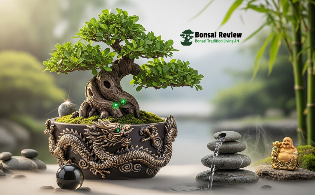 Handmade Dragon Bonsai Pottery spiritually Symbol with bonsai review