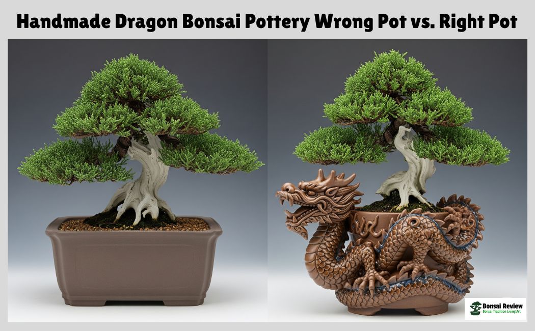Handmade Dragon Bonsai Pottery Wrong and right pots for bonsai review