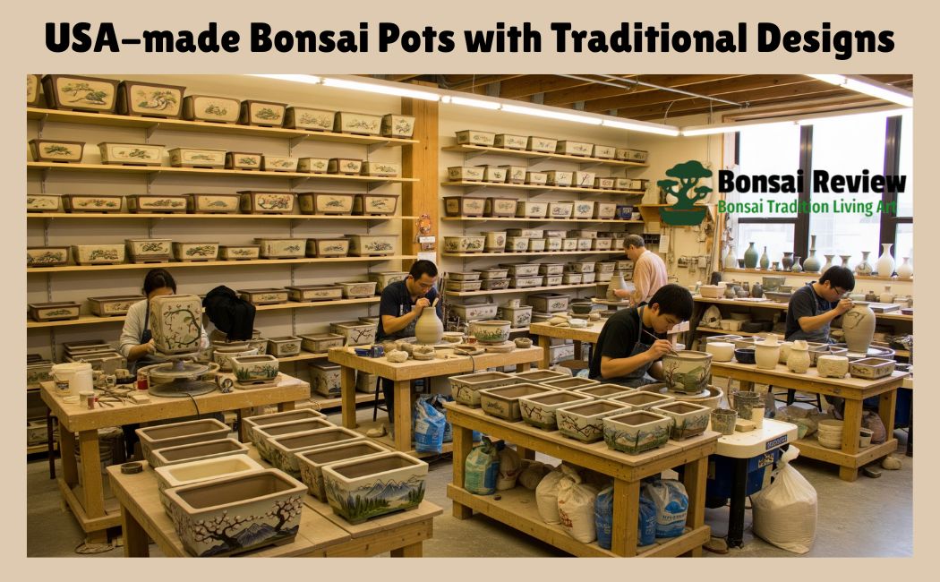USA-Made Bonsai Pots with Traditional Designs workshop with bonsai review