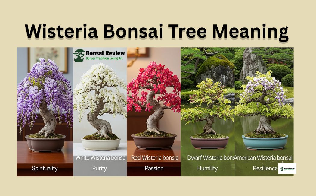 Wisteria bonsai tree meaning