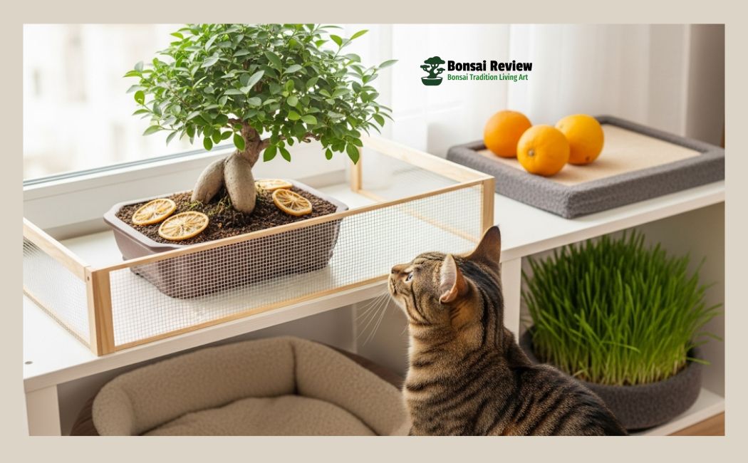 Indoor Cats and Bonsai Trees care