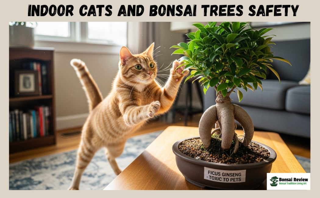 Indoor Cats and Bonsai Trees