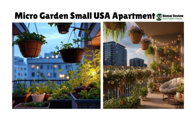 Micro Garden Small USA Apartment with bonsai review