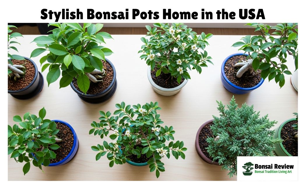 Stylish Bonsai Pots Home USA