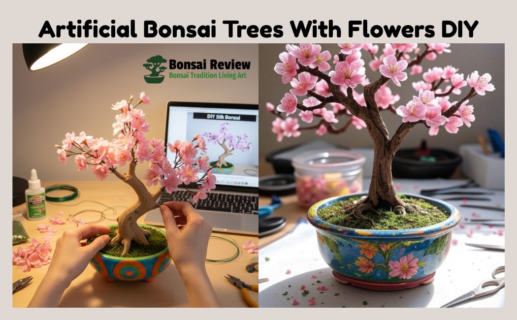 Artificial Bonsai Trees with Flowers DIY with Bonsai Review