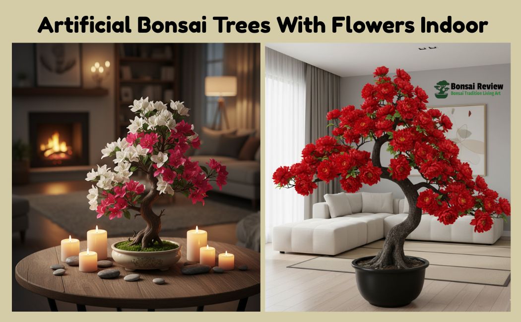 Artificial Bonsai Trees with Flowers Indoor with Bonsai Review