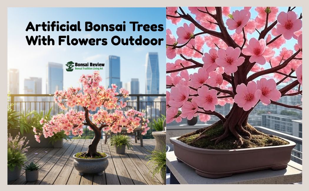 Artificial Bonsai Trees with Flowers outdoor and bonsai review