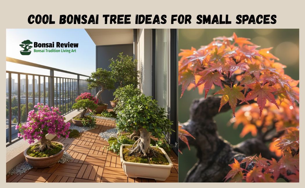 Cool Bonsai Tree Ideas for Small Spaces balcony with bonsai review