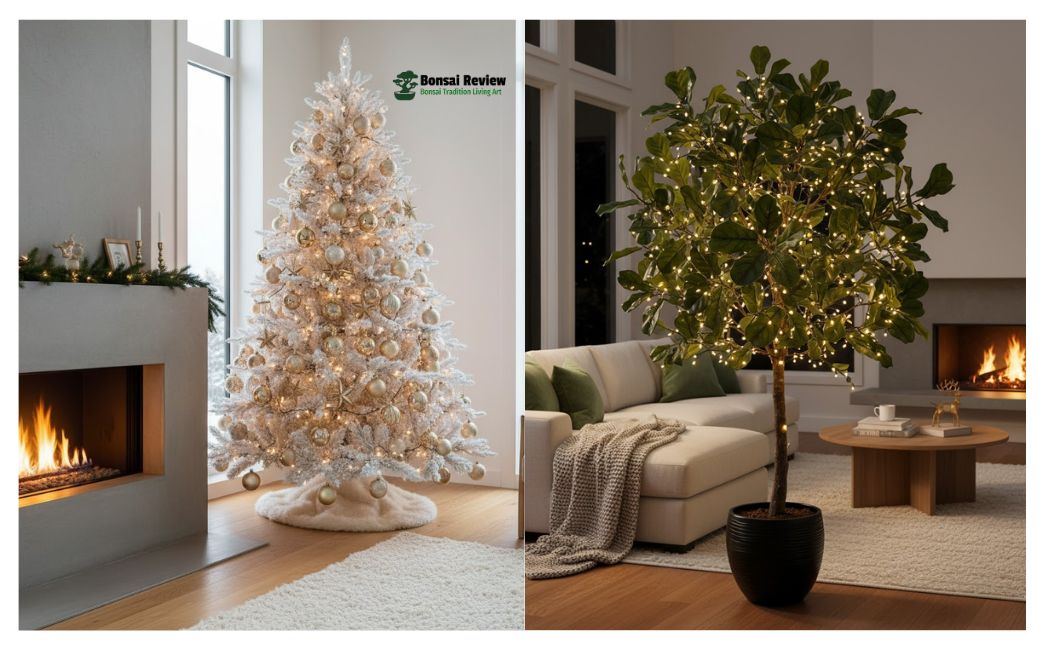 Best Indoor Artificial Tree Canada Provinces Christmas Decor with bonsai review
