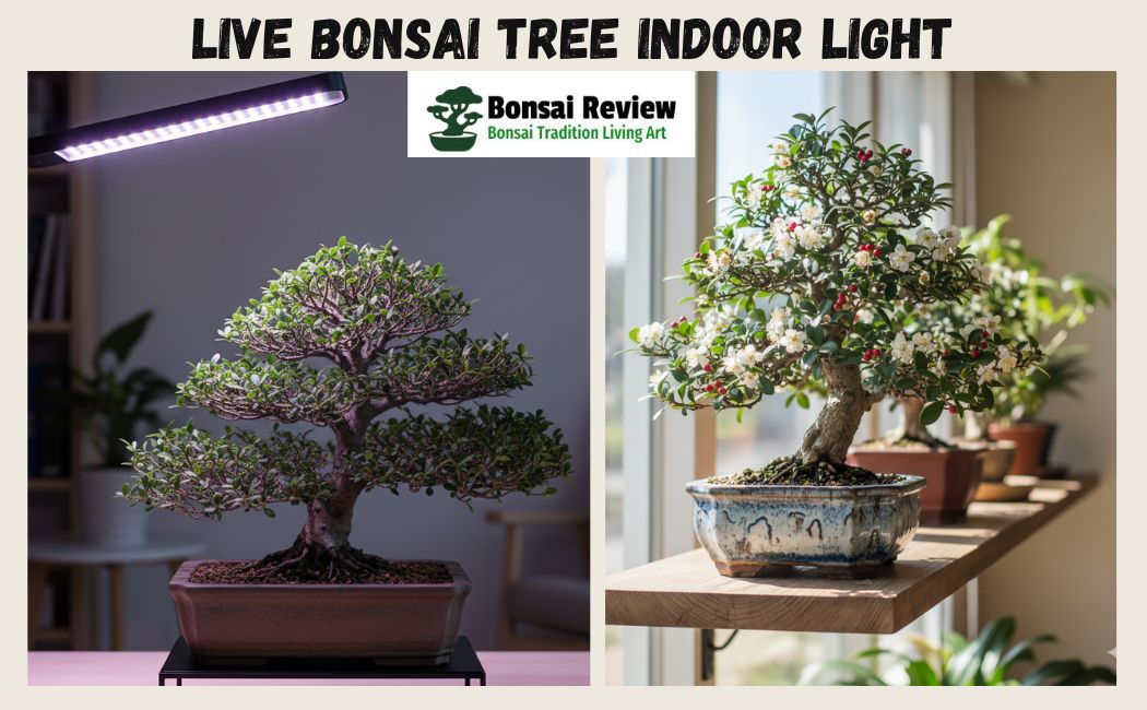 Live Bonsai Tree Indoor lighting with bonsai review
