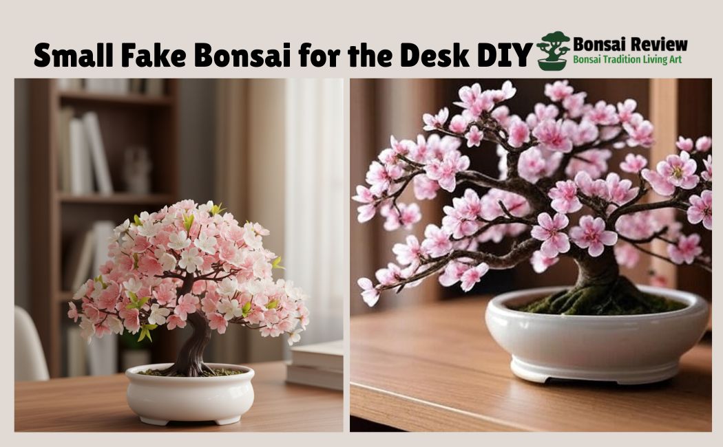 Small Fake Bonsai For The Desk DIY with Bonsai review