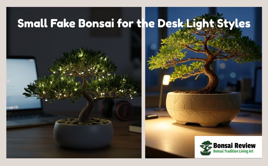 Small Fake Bonsai For The Desk lighting style with bonsai review