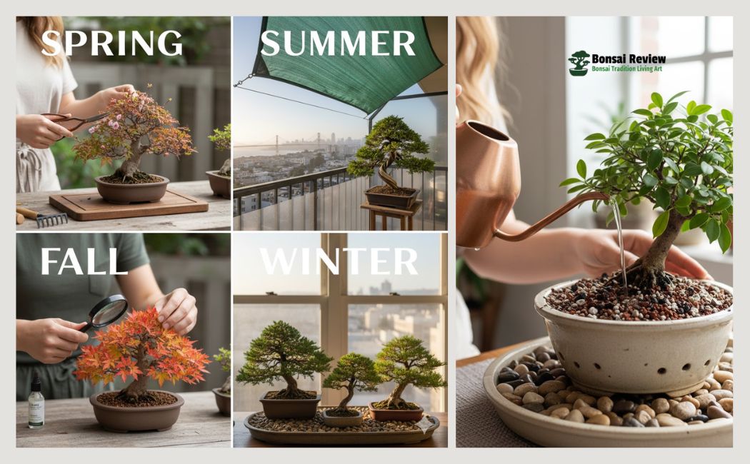 Bonsai Care Problems in San Francisco, CA. weather friendly solutions