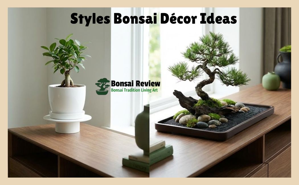 Bonsai Décor Ideas indoor setup with bonsai review
