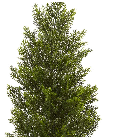Nearly-Natural-3ft.-Mini-Cedar-Pine-Tree-Indoor-Outdoor realistic artificial bonsai for office decor