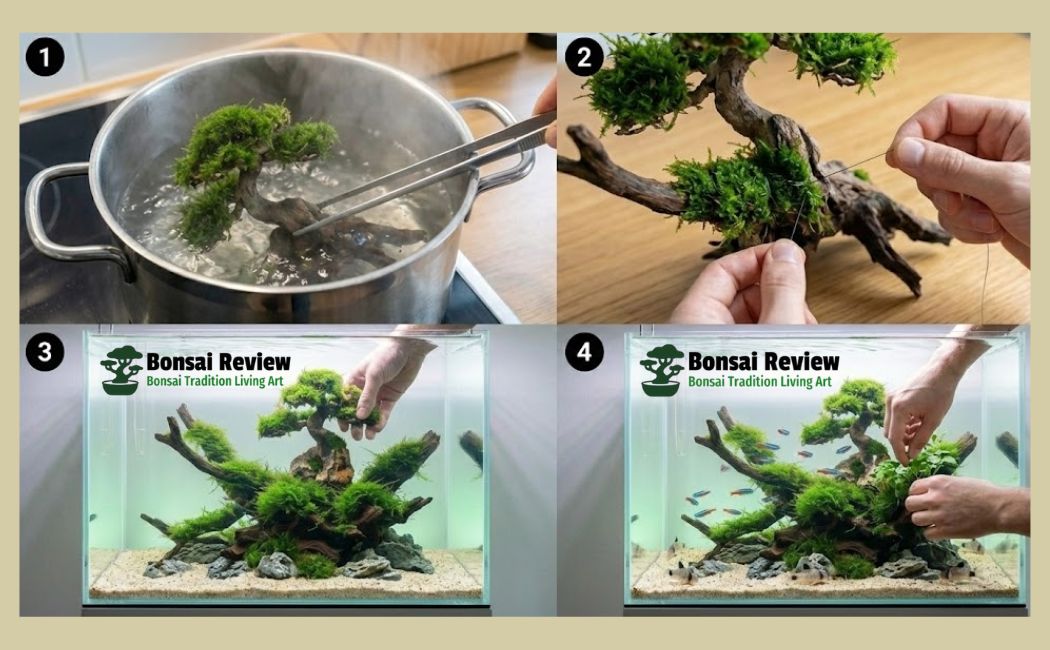 Aqua Bonsai Tree with aquarium