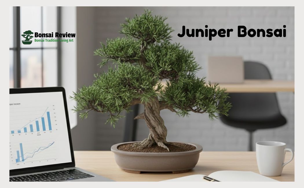 Low-Maintenance Office Bonsai Plants Juniper Live Indoor