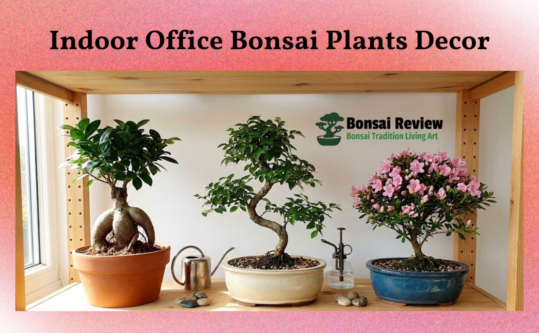Office Bonsai Plants Indoor Decor 