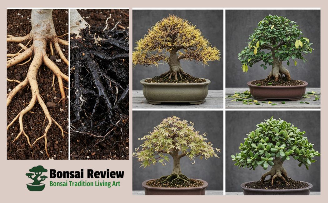 Bonsai Root Rot Treatment Before and After