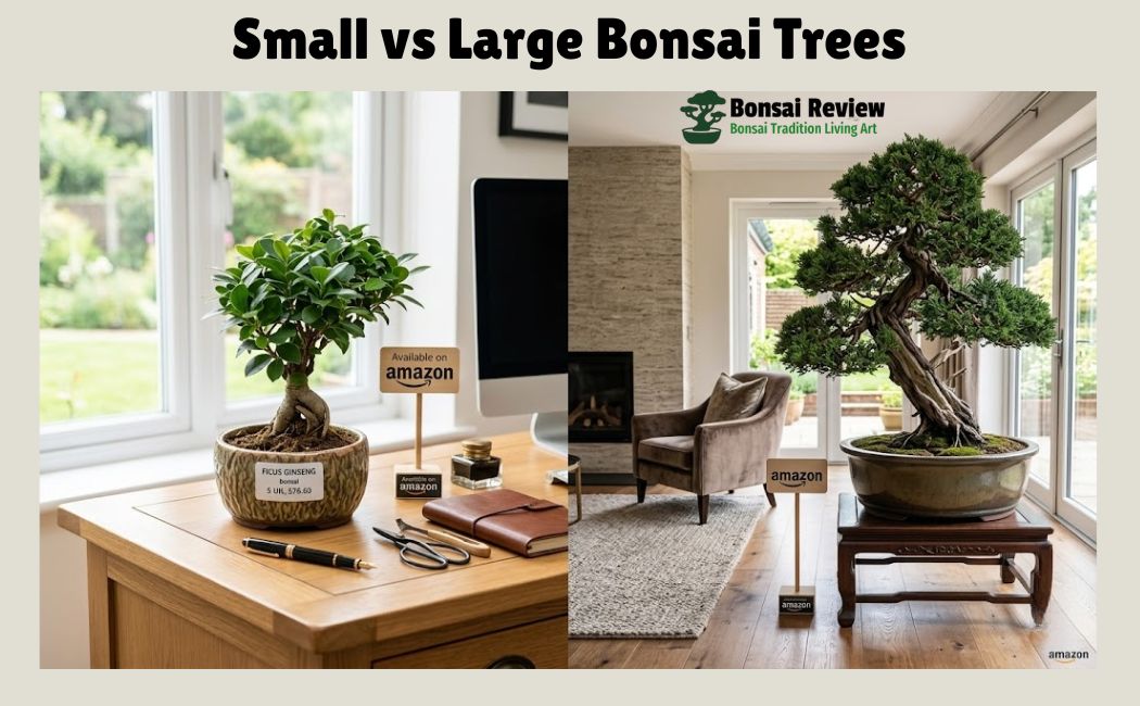 Bonsai Trees for Sale on Amazon: Small VS Large Bonsai Trees