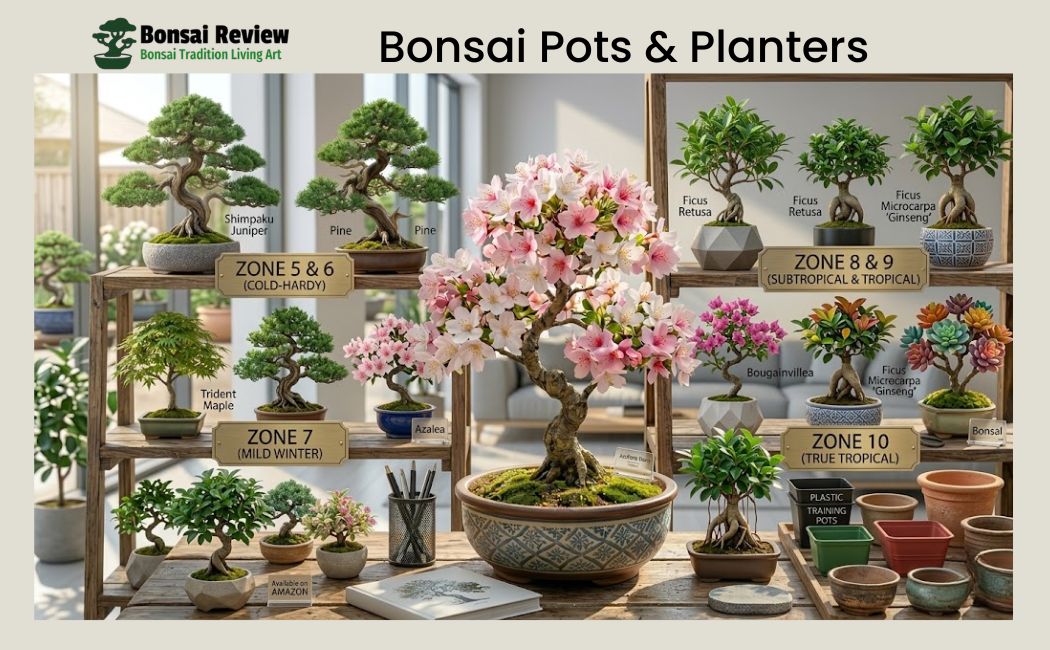 Bonsai Trees for Sale on Amazon: Pots and Planters