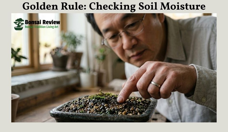 How often to water a bonsai tree, Golden Rule with Thomas Shoji