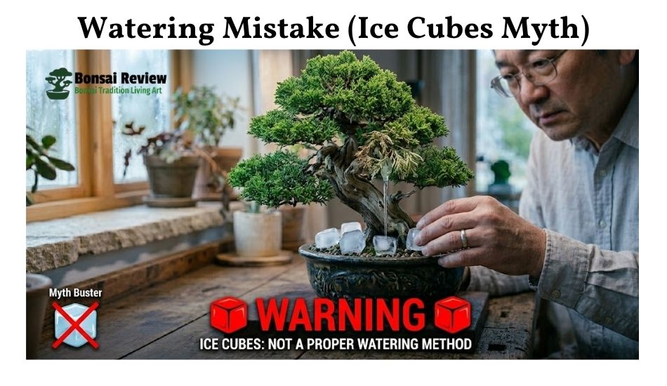 How often to water a bonsai tree, Ice Cubes Myth with Thomas Shoji