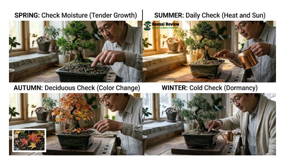 How often to water a bonsai tree, Seasonal Concepts