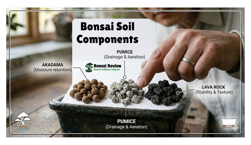 How often to water a bonsai tree, Soil Components with Thomas Shoji