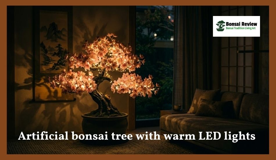 Affordable Artificial Bonsai Trees Under $50 LED Lights Decor