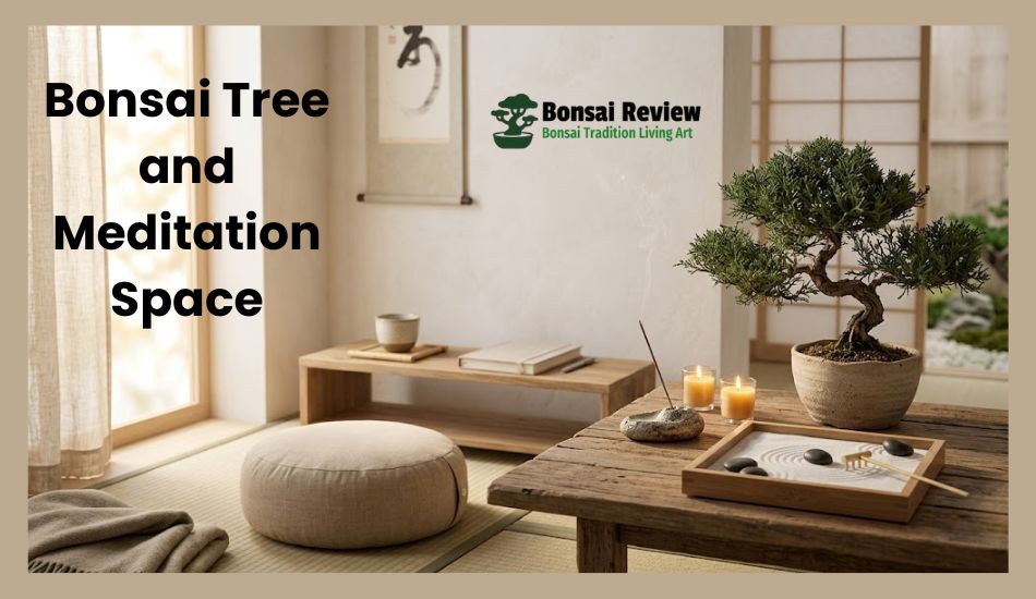 Bonsai Plants For Mindfulness Meditation space