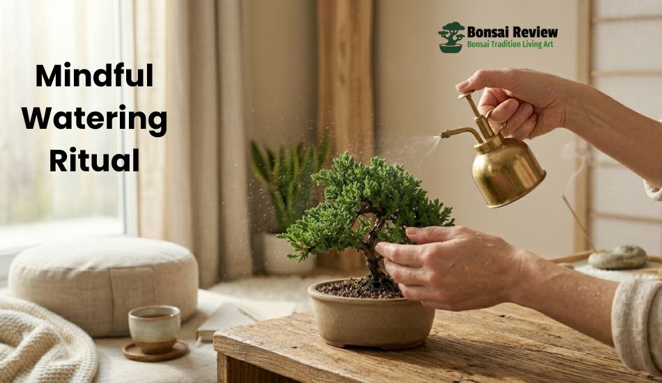 Bonsai Plants For Mindfulness Watering Ritual