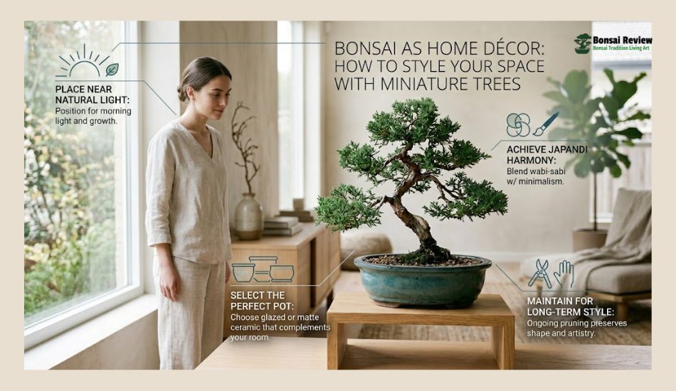 Bonsai Home Decor indoor Setup