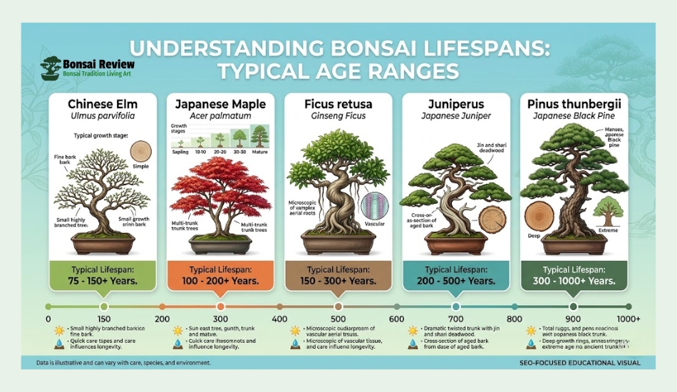 bonsai tree lifespan
