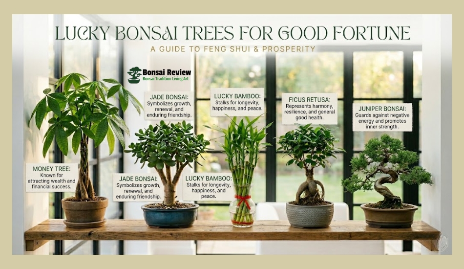 Lucky Bonsai Trees